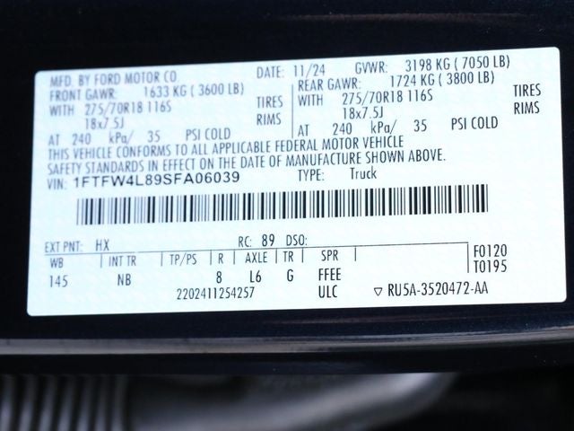 2025 Ford F-150 Tremor