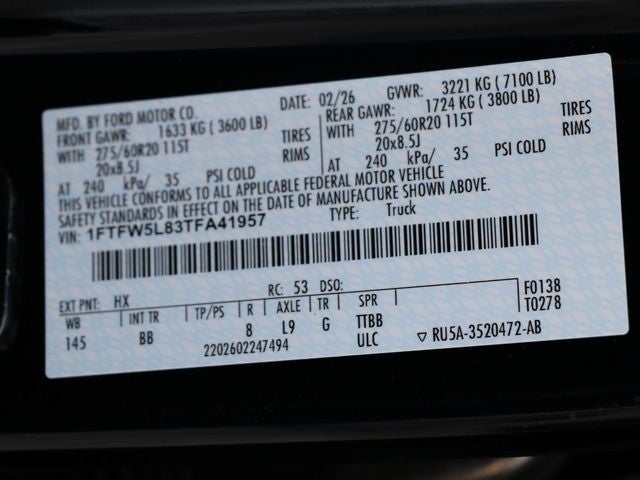 2026 Ford F-150 Lariat