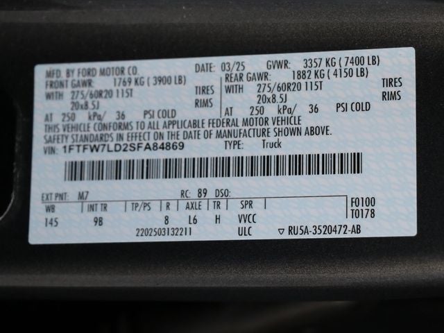 2025 Ford F-150 Platinum