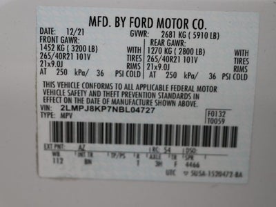 2022 Lincoln Nautilus Reserve