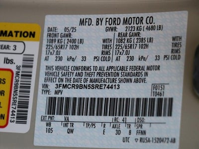 2025 Ford Bronco Sport Big Bend