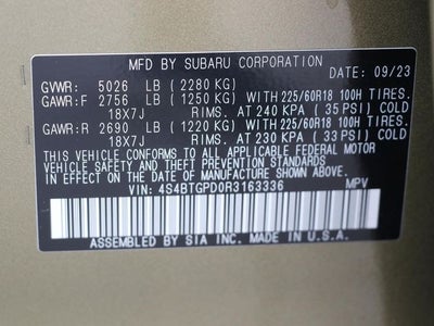 2024 Subaru Outback Touring XT