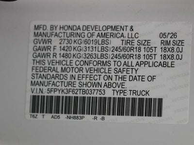2026 Honda Ridgeline TrailSport