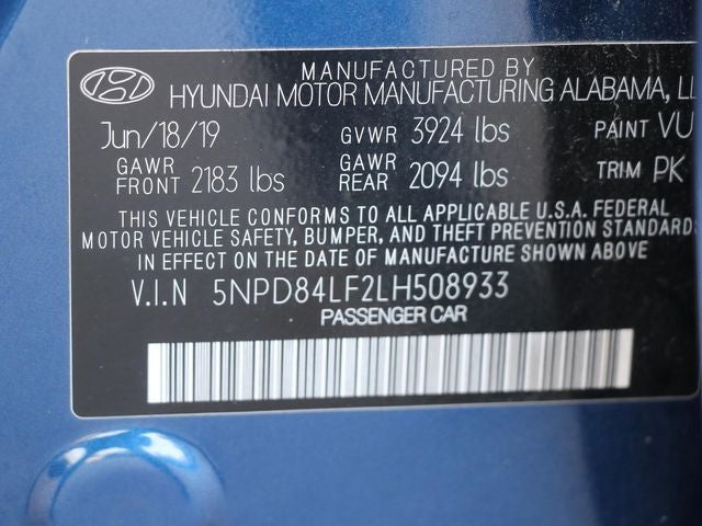 2020 Hyundai Elantra Value Edition