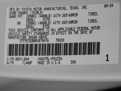 2024 Toyota Tundra Hybrid 1794 Edition