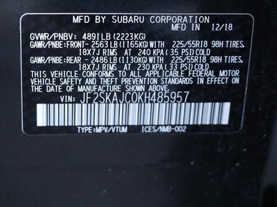 2019 Subaru Forester Sport