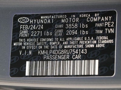2024 Hyundai Elantra Limited