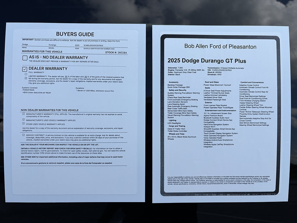 2025 Dodge Durango GT Plus