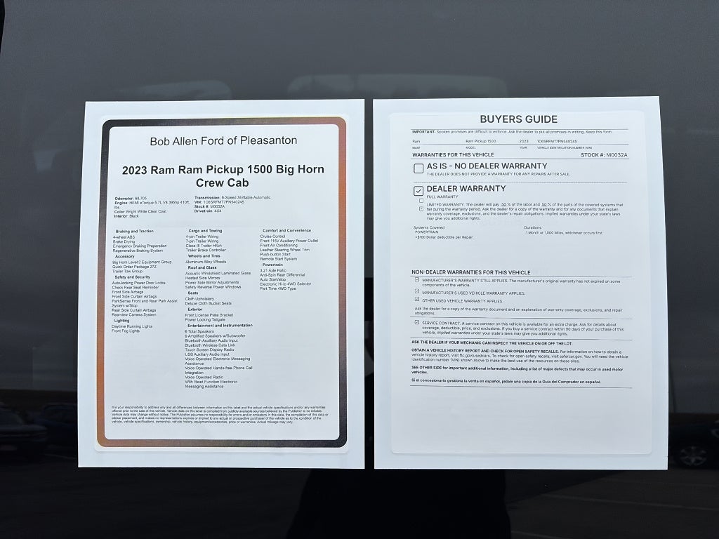 2023 RAM 1500 Big Horn