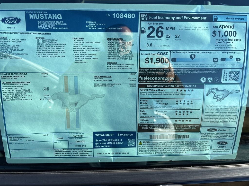 2026 Ford Mustang EcoBoost