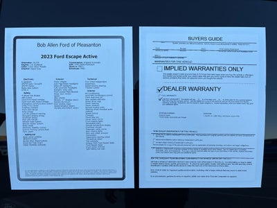 2023 Ford Escape Active