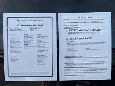 2025 Ford Bronco Big Bend