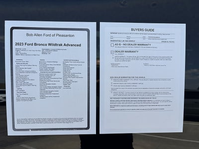 2023 Ford Bronco Wildtrak Advanced