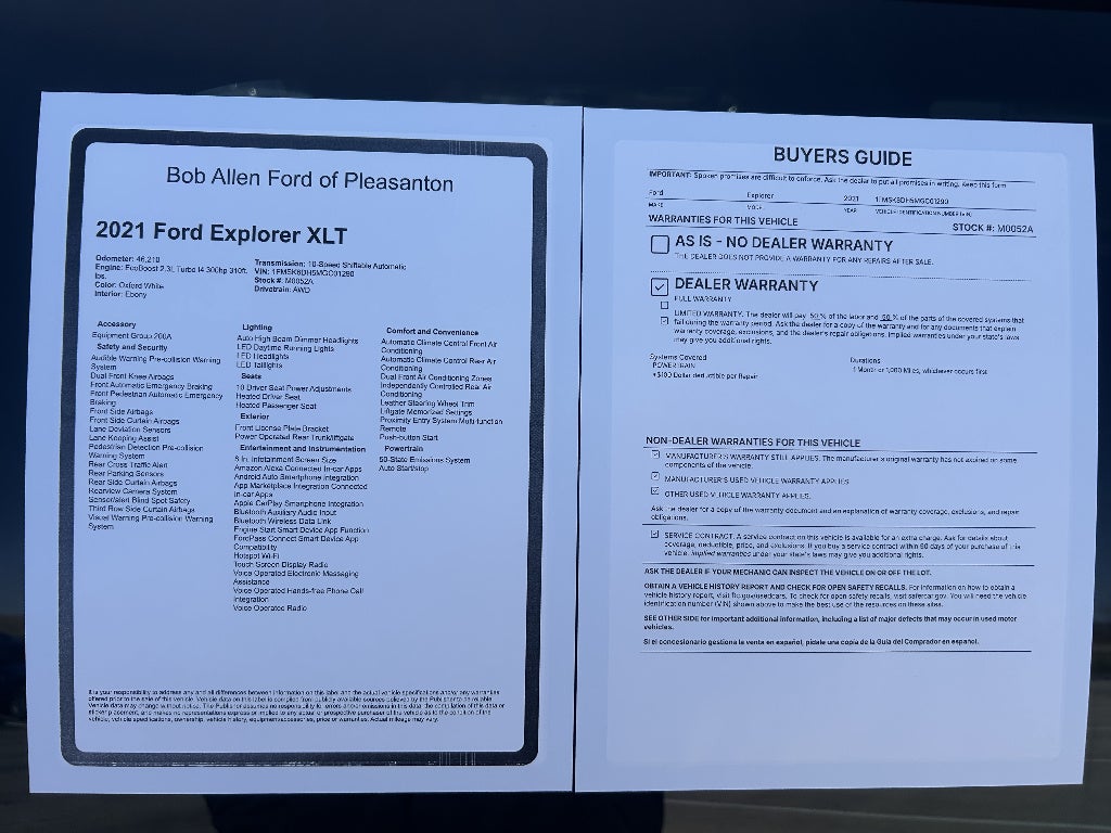 2021 Ford Explorer XLT