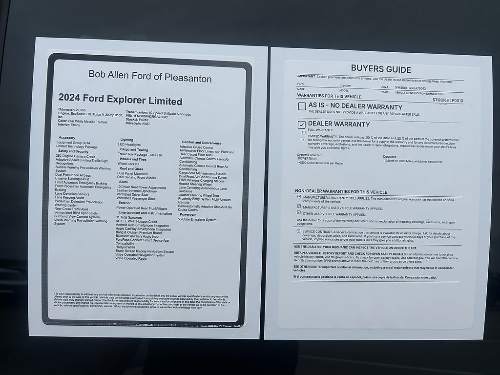 2024 Ford Explorer Limited