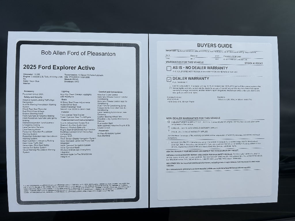 2025 Ford Explorer Active