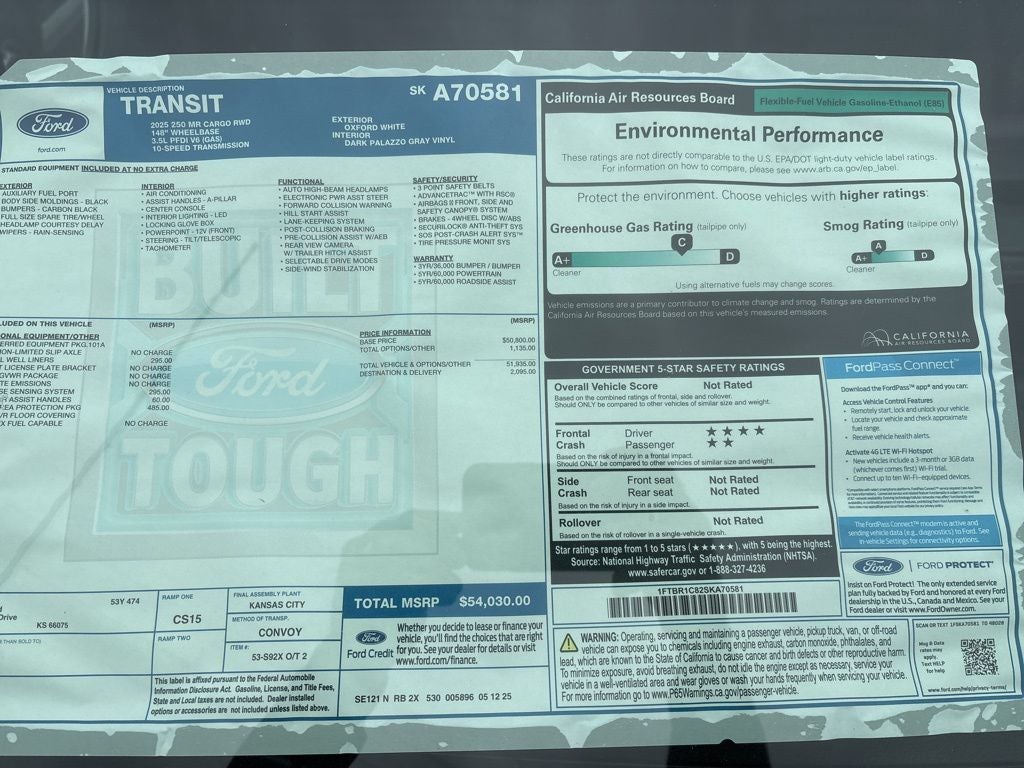 2025 Ford Transit-250 Base