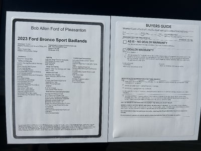 2023 Ford Bronco Sport Badlands