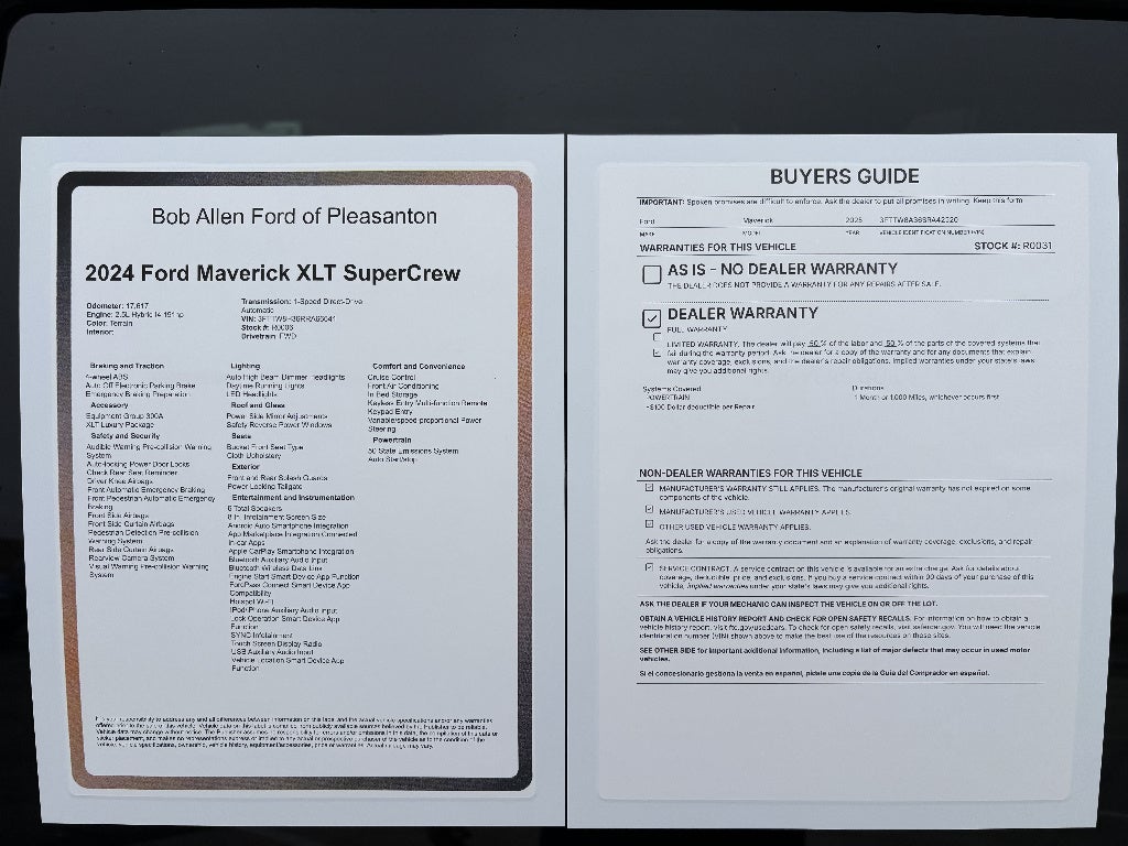 2025 Ford Maverick XL