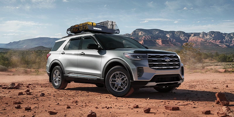 Silver 2025 Ford Explorer