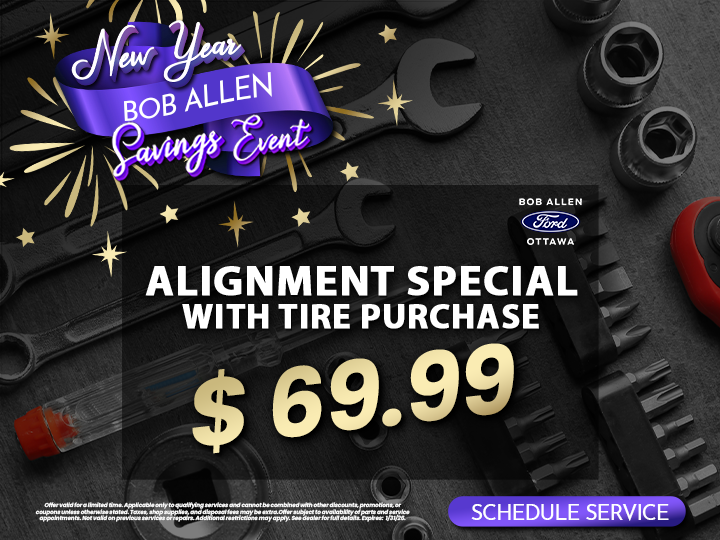 $69.99 Alignment Special with Tire Purchase