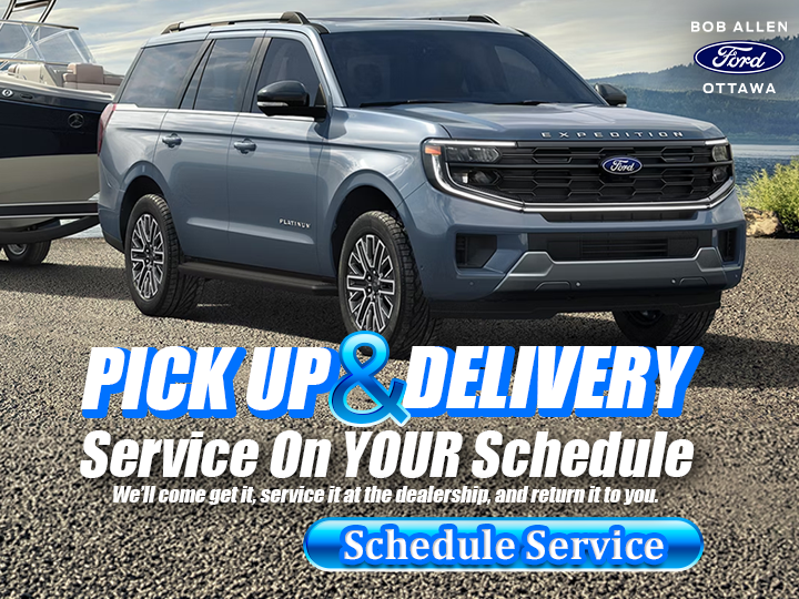 Complimentary pick-up & delivery at Bob Allen Ford - Ottawa in Ottawa KS